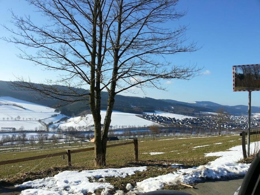 Gemuetliche Wohnung Rothaarsteig Ski Sauna Ruhrtal Green Hill Schmallenberg Luaran gambar